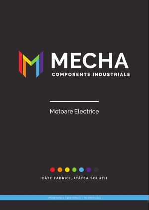 Catalogue cover Electric motors