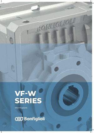 Catalogue cover Bonfiglioli VF-W – worm gearboxes
