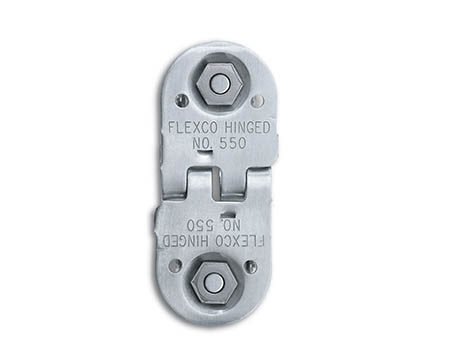 Set cleme imbinare banda cauciuc grosime 6-16mm Flexco 550 din inox - lungime 1000mm