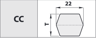 Curea hexagonala tip CC 100