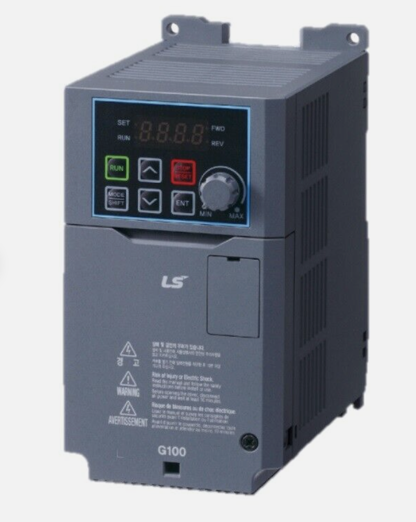 Convertizor de frecventa trifazat LS seria G100 4kW filtru EMC, cu tastatura