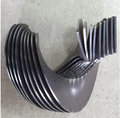 Segment spira snec otel 270x270x48x4mm, stanga