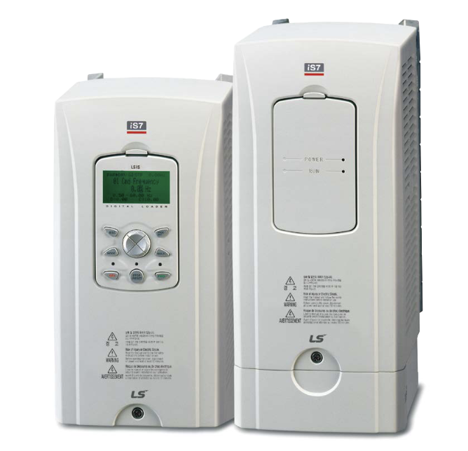 Convertizor de frecventa trifazat LS seria IS7 3,7kW, filtru EMC, reactor DC, fara tastatura