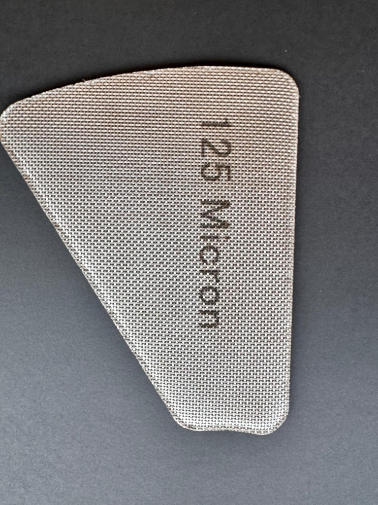 Stainless steel AISI304 Gneuss Filter 0,9x0,5/0,4x0,25/0,14x0,112/0,4x0,25/0,9x0,5 SF124
