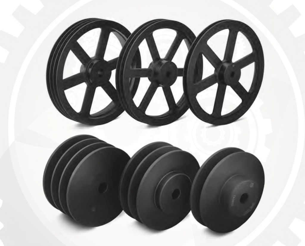 V-BELT PULLEY W. SOLID HUB        SPA 355-4  