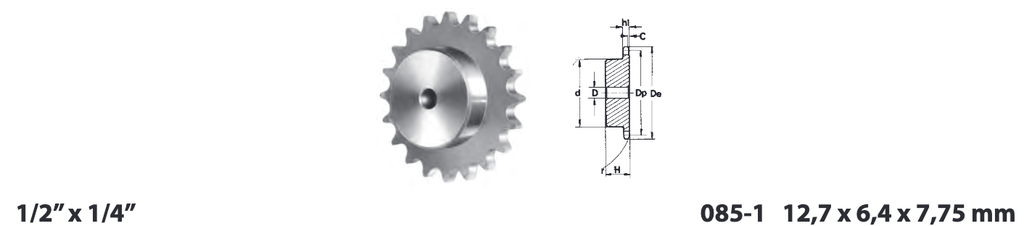 Pinion 085-1 Z=8