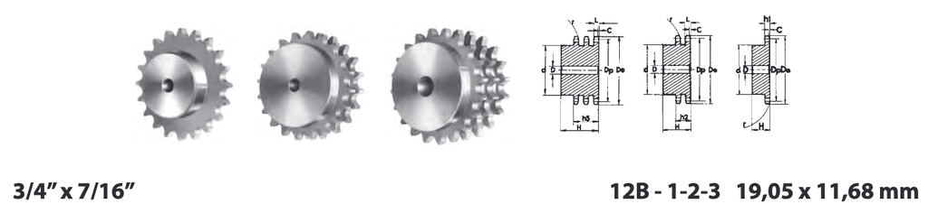 Pinion 12B-1 Z=10