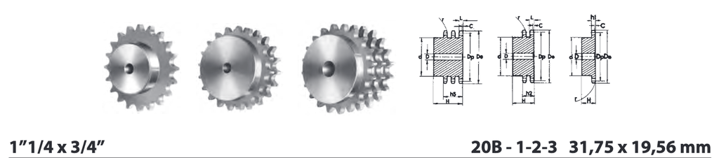 Pinion 20B-1 Z=13