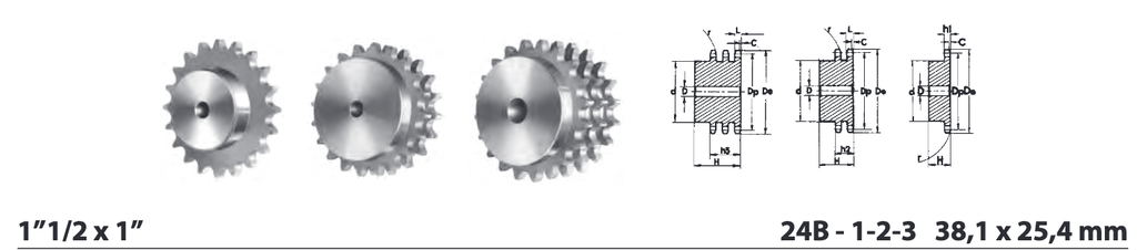 Pinion 24B-1 Z=15