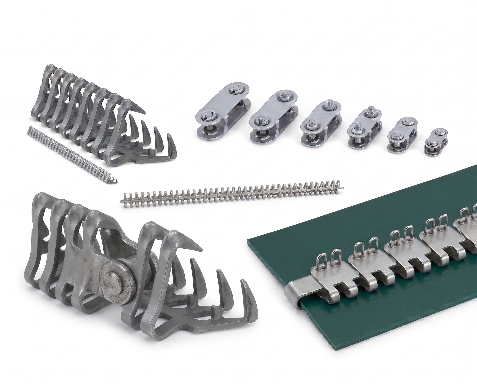 Belt joining clamps