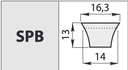 NARROW V-BELTS SPB 2840 DEV. 2862 