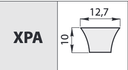 RAW EDGE V-BELTS XPA 2582 - 2600 