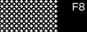Tabla perforata otel 1x1000x2000 mm F8