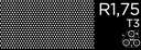 Tabla perforata otel 1,5x1000x2000 mm R1,75 T3