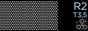 Tabla perforata otel 1x1250x2500 mm R2 T3,5