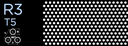 Tabla perforata otel 1x1000x2000 mm R3 T5