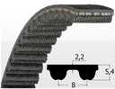 Curea HTD 8M 1192/20 mm Z=149