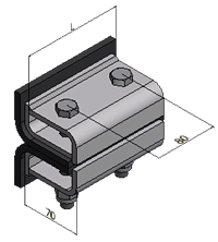 Clema banda elevator tip D L148mm 400-630N/mm 