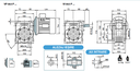 Reductor melcat tip VP 063 i-7,5 PAM80B5