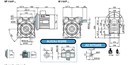 Reductor melcat tip VP 110 i-7,5 PAM100/112B5