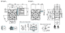 Reductor melcat tip VP 130 i-7,5 PAM132B5