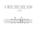 SIMPLEX CHAINS             3/4   STRAIGH TPLATES 