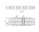 DUPLEX  CHAINS             5/8   STRAIGH TPLATES 