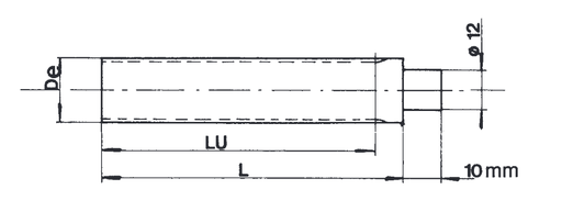 [MXL64] Bara dintata standard din aluminiu MXL64